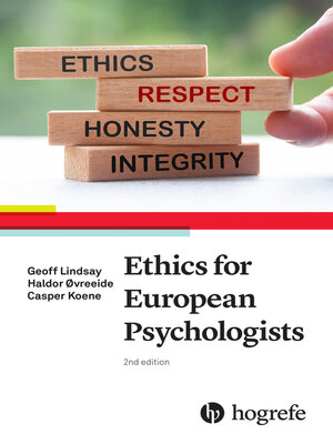 cover image of Ethics for European Psychologists